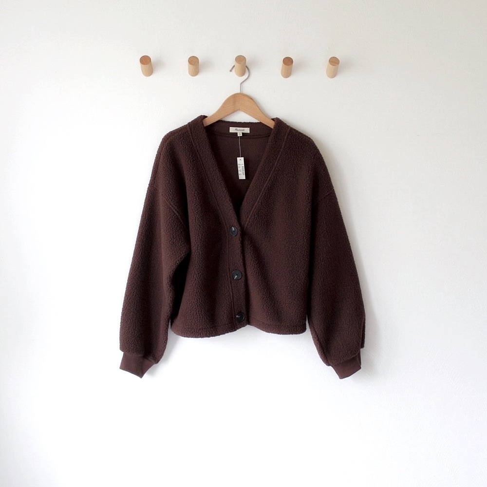 M A D E W E L L • Cropped Fleece Sweater
